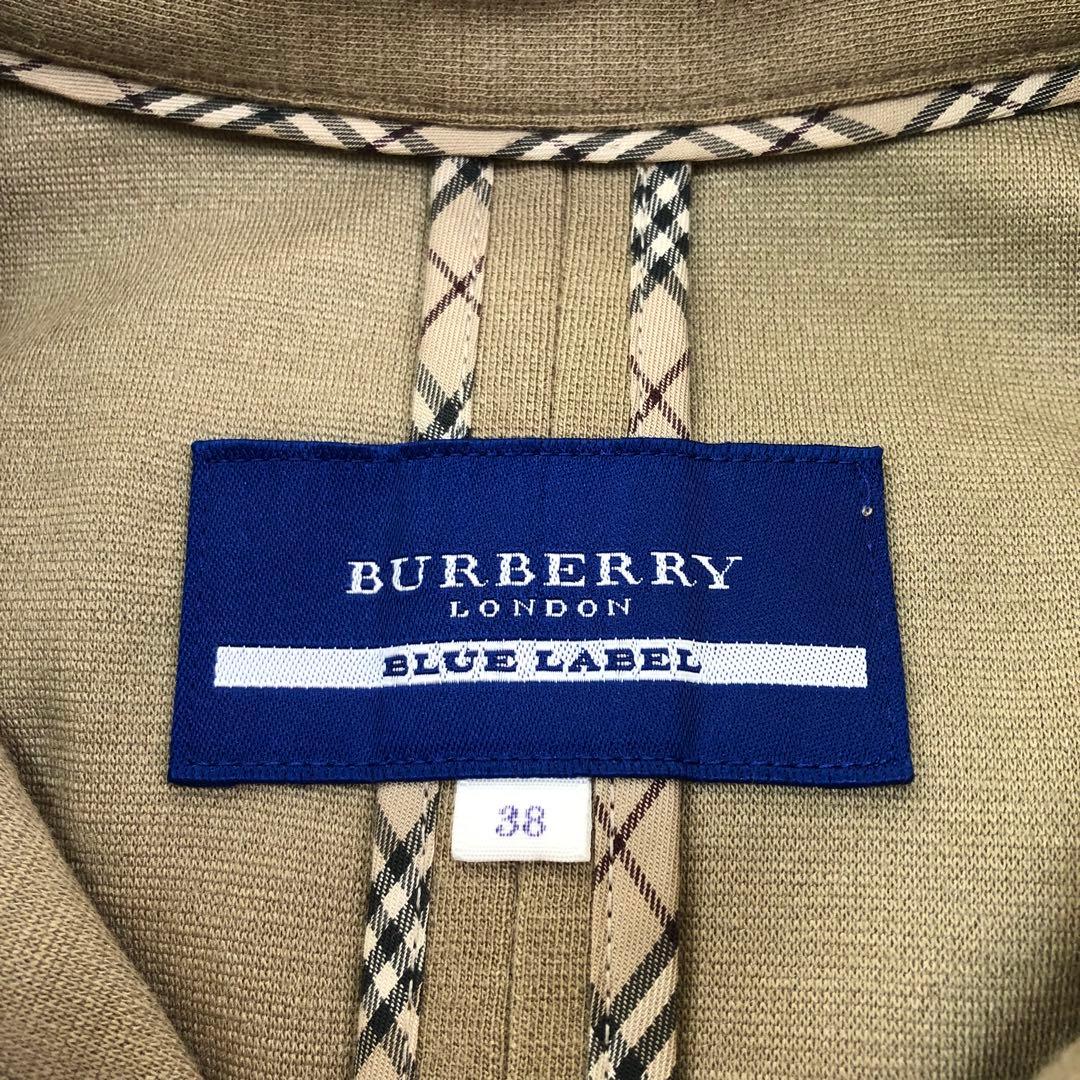 BURBERRY BLUE LABEL ケープ ポンチョ 38 ベージュ