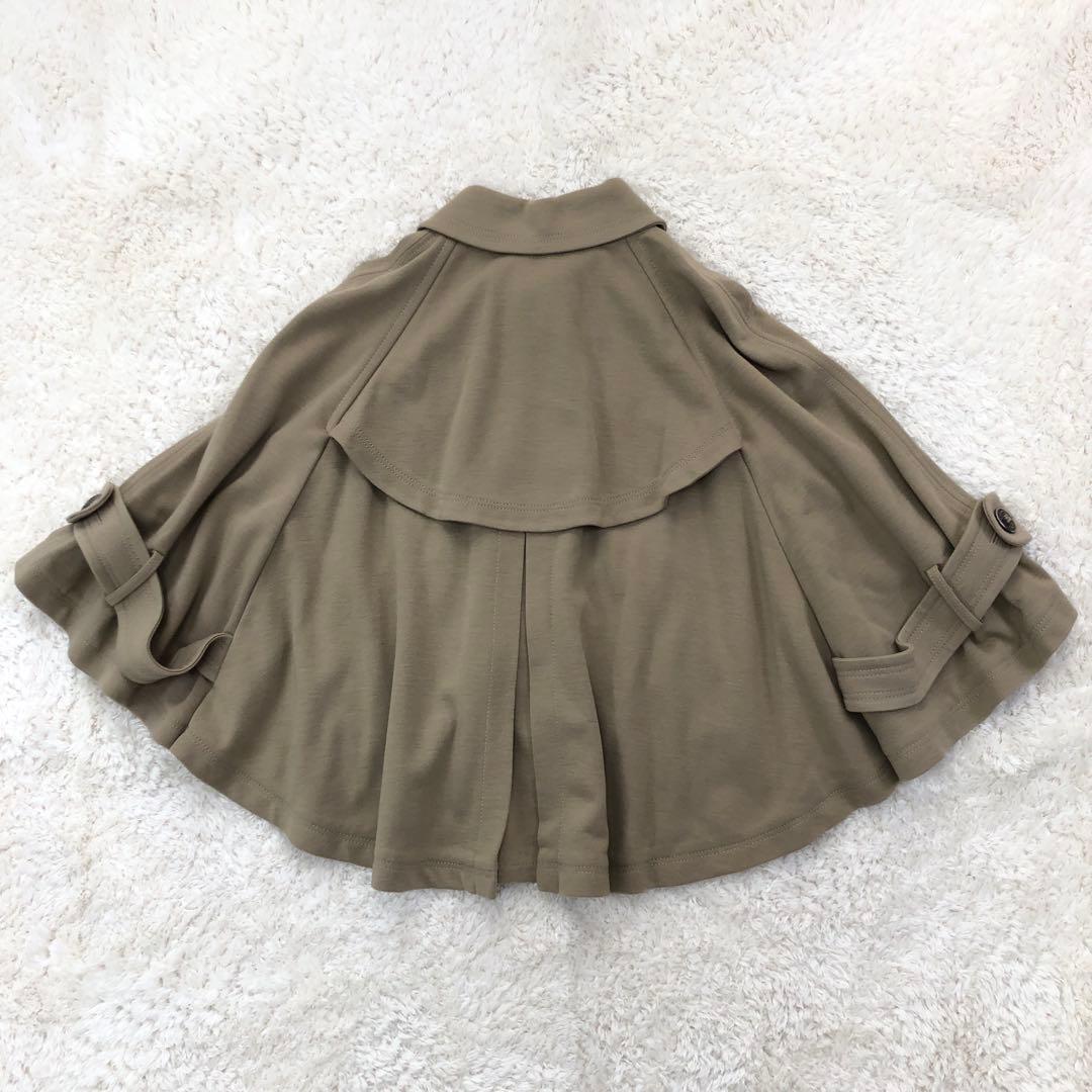 BURBERRY BLUE LABEL ケープ ポンチョ 38 ベージュ