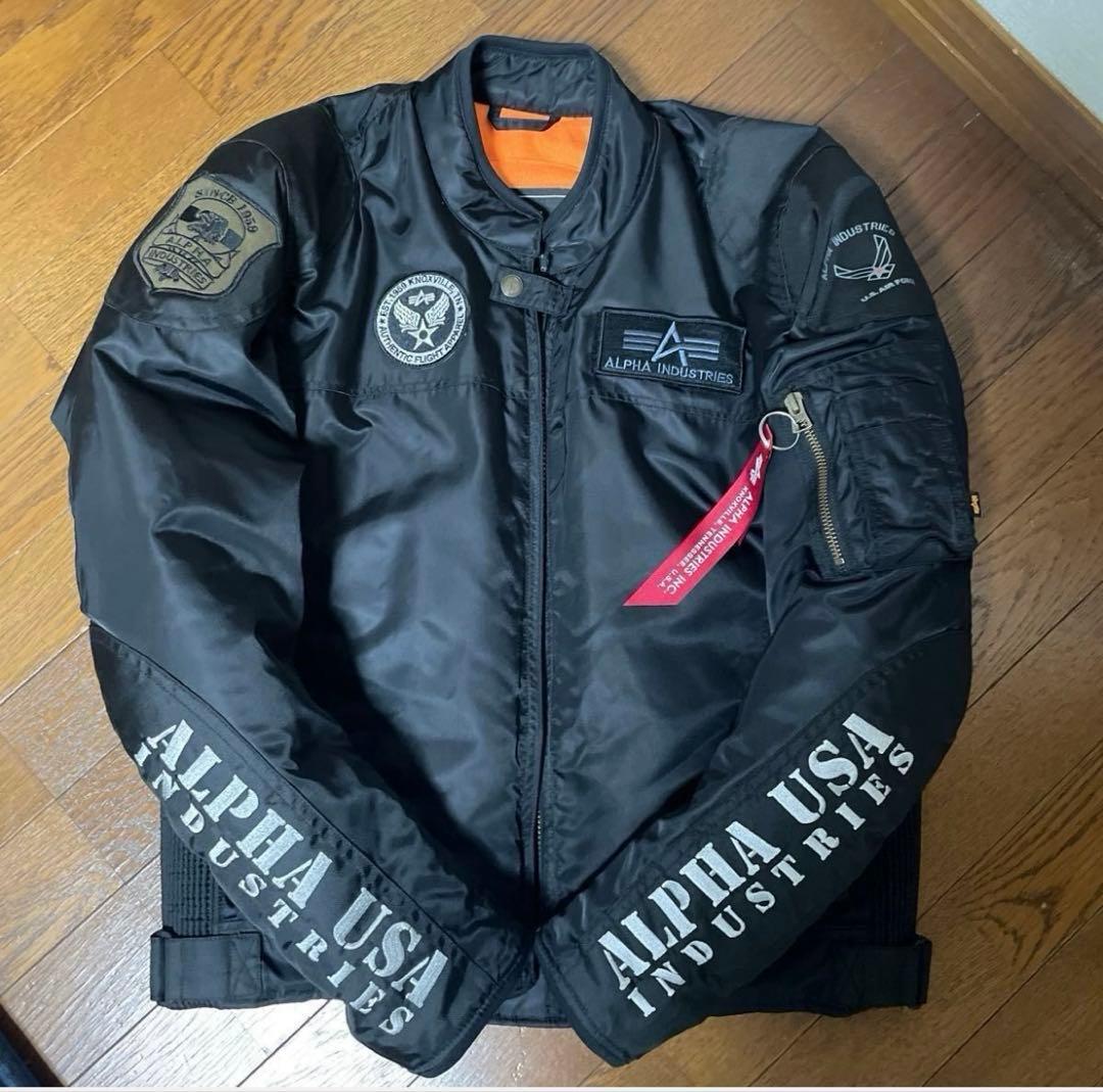バイク冬用ジャケット アルファインダストリー　【サイズL】