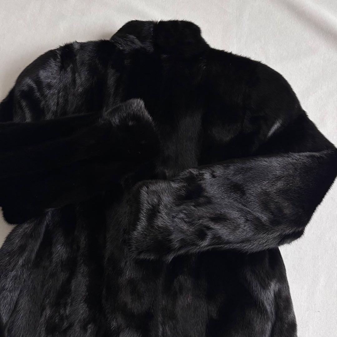 SAGA MINK  最高級ミンク ミドル丈 ファーコート 金サガ