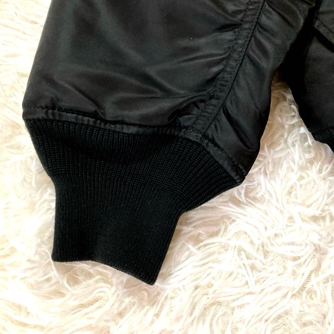 【美品】【現行】 アルファインダストリーズ　MA-1 Lサイズ　ブラック