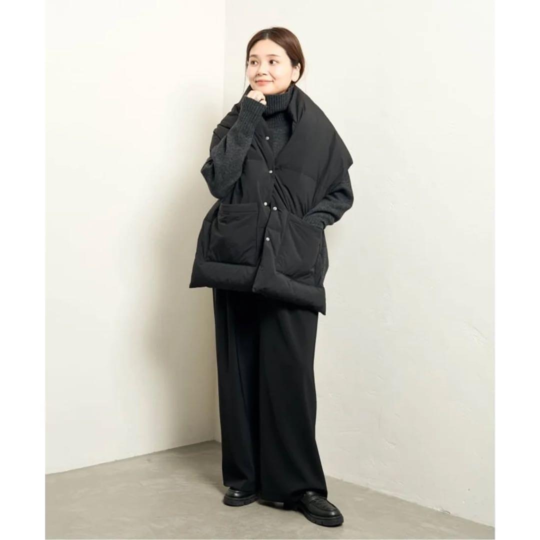 ⭐︎ナイロンタフタダウンマフラー⭐︎ブラック　ジャーナルスタンダード　お値下げ