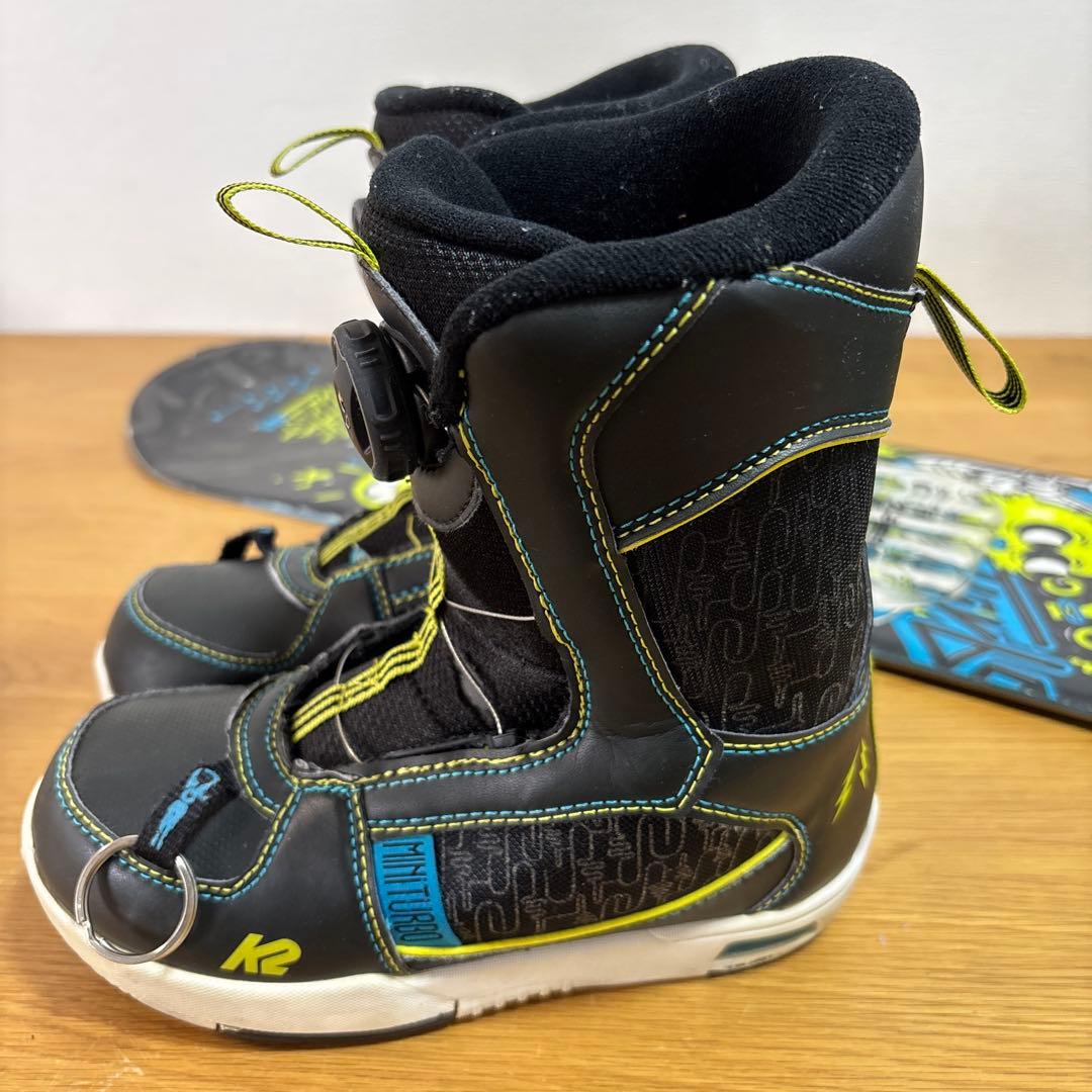 男の子　ジュニア スノーボードセット　BOAブーツ付 100cm 19.5cm