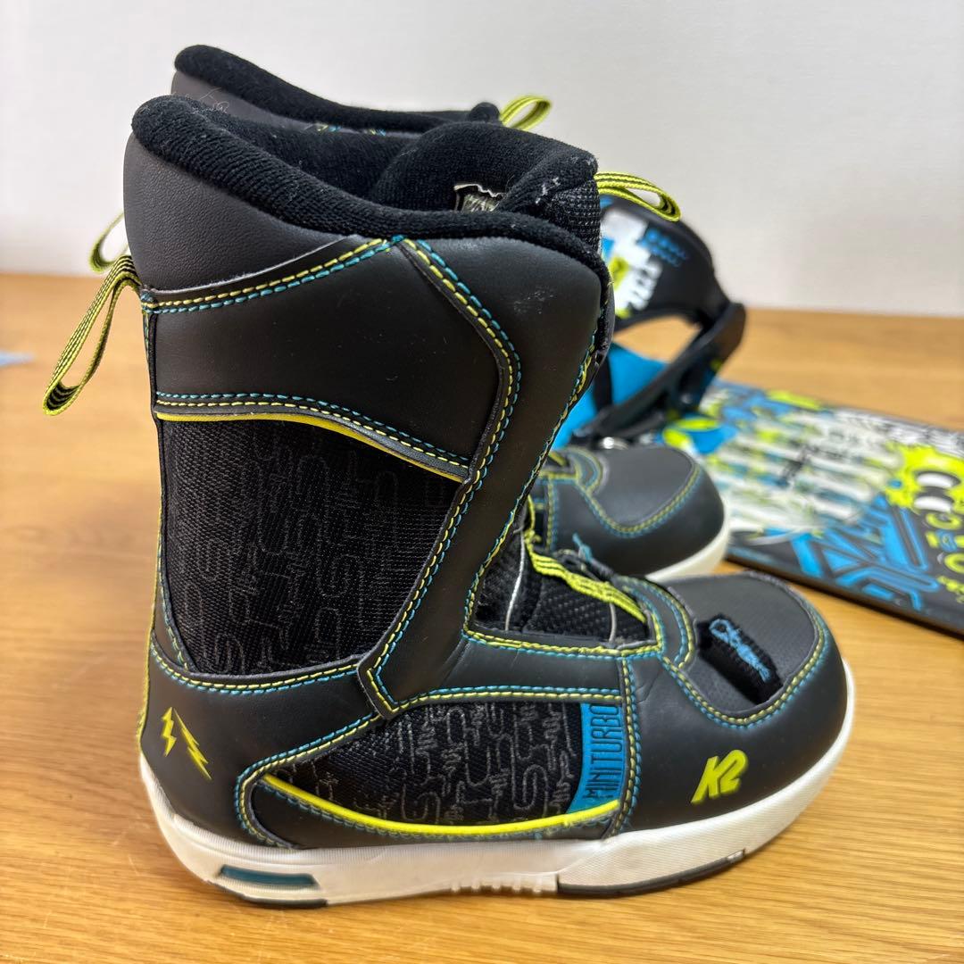 男の子　ジュニア スノーボードセット　BOAブーツ付 100cm 19.5cm