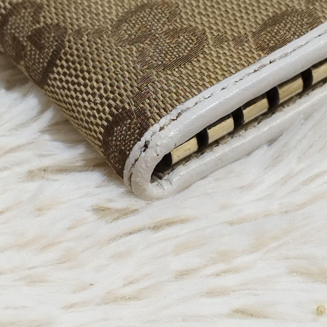 極美品♡GUCCI グッチ 6連 GGキャンバス ハート金具 キーケース