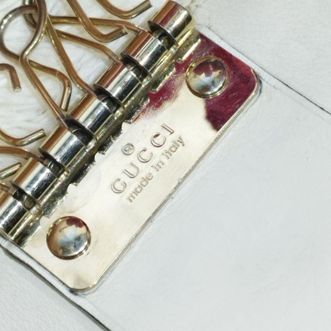 極美品♡GUCCI グッチ 6連 GGキャンバス ハート金具 キーケース