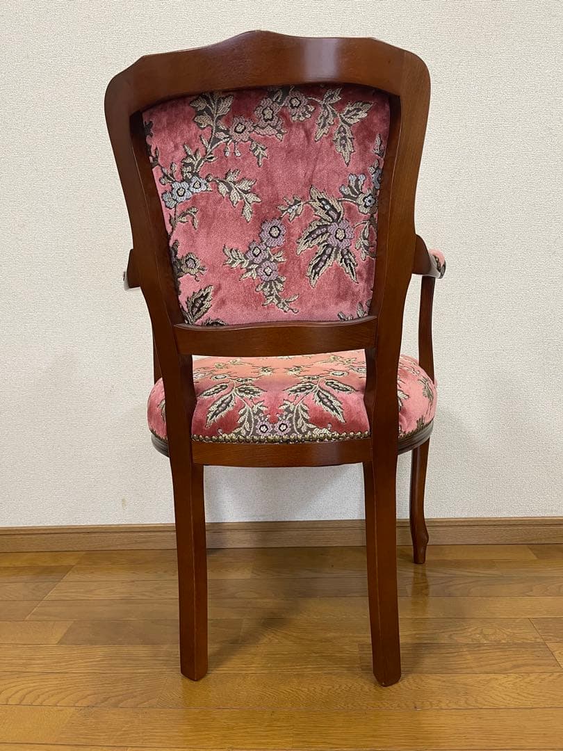 アンティーク ロココ調ピンク 椅子