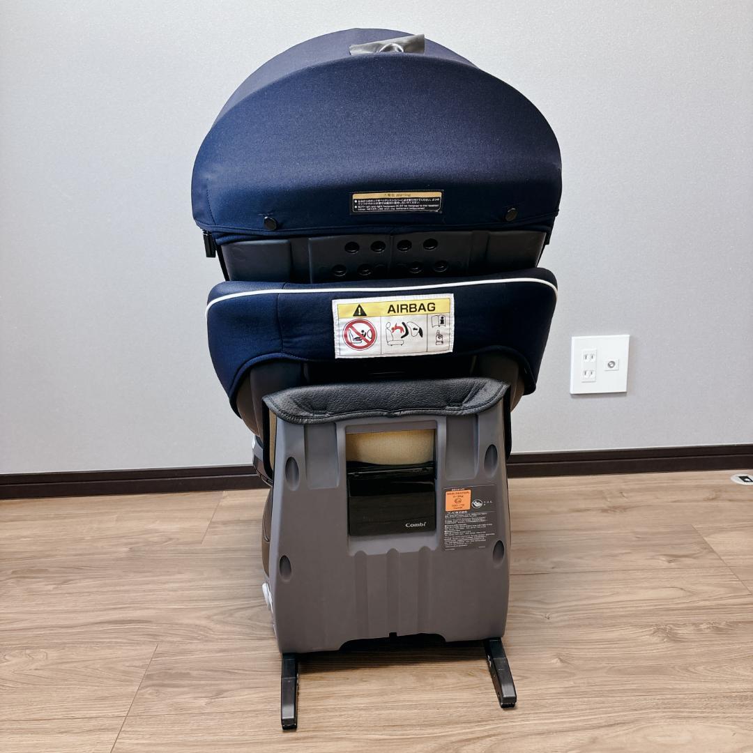 【美品】Combi クルムーヴ スマート ISOFIX JJ-600 回転式