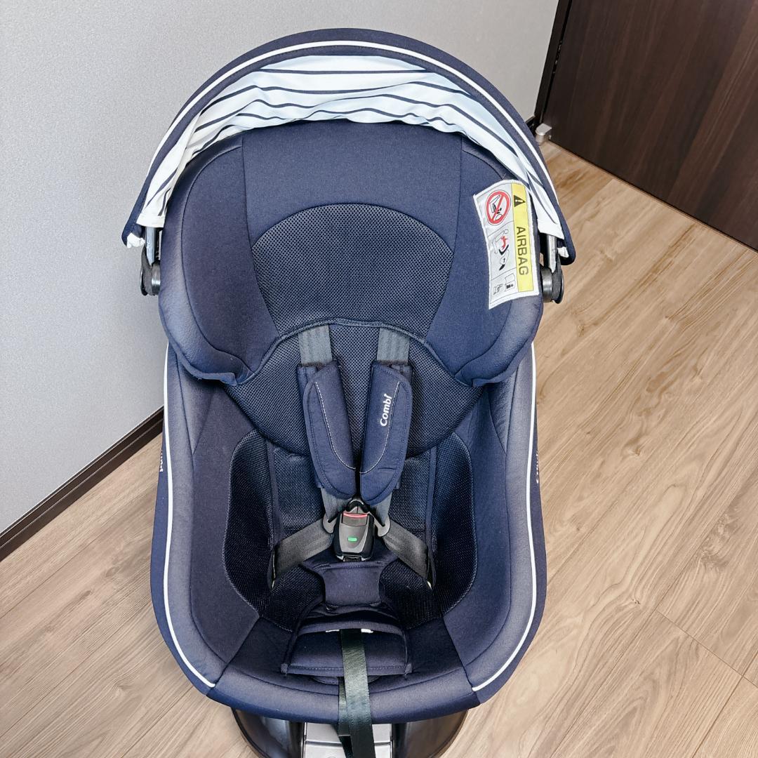 【美品】Combi クルムーヴ スマート ISOFIX JJ-600 回転式