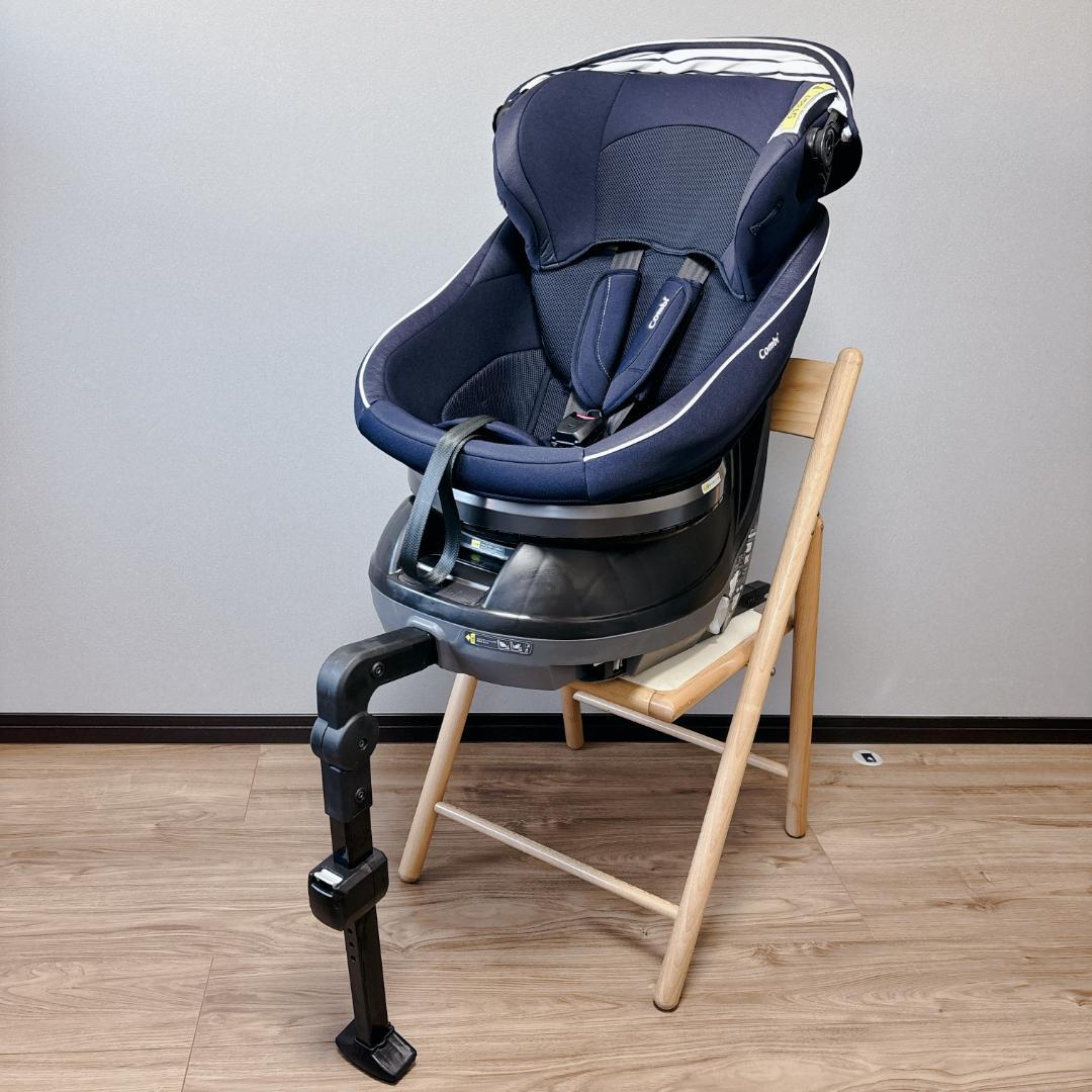 【美品】Combi クルムーヴ スマート ISOFIX JJ-600 回転式