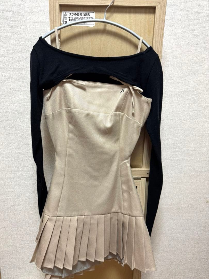 ワンピース andmary Karen knit set mini dress S