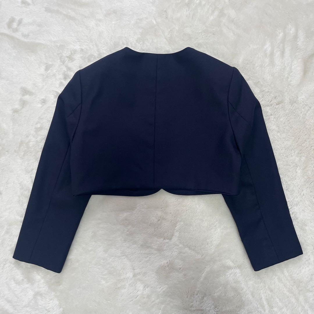 美品✨ファミリア✨フォーマルアンサンブルスーツ120 テリアブローチ