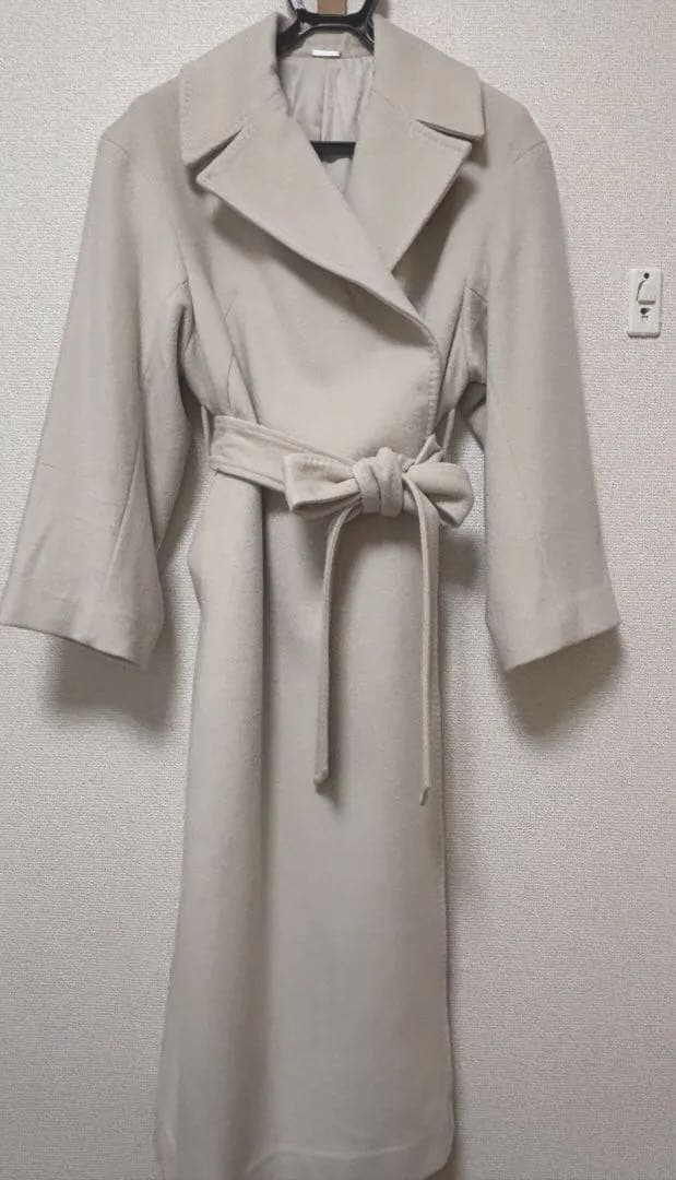 カシミヤ30％混ベーシックコート／Snidel