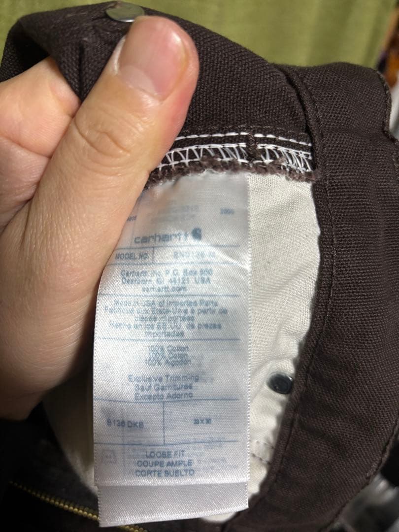 お*う様 1/18迄の特別値下げ‼️ USA製Carhartt ダブルニーペイン