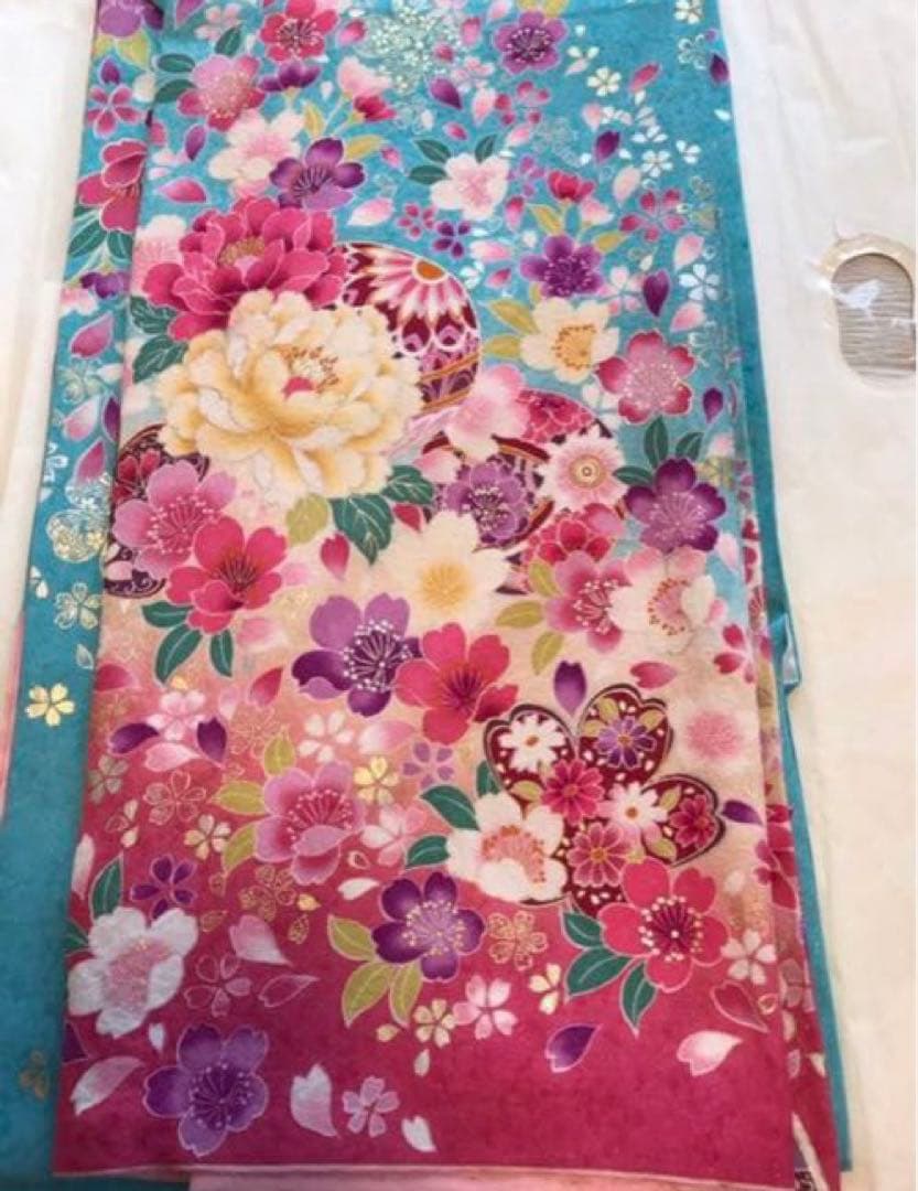 振り袖　成人式　フルセット　振袖フルセット　水色