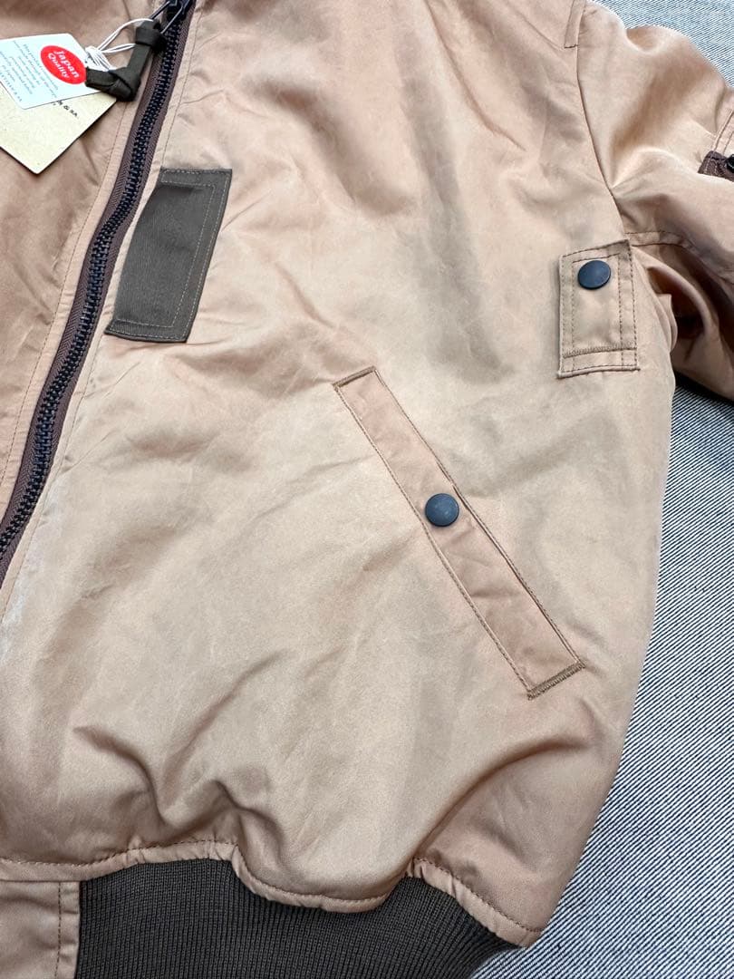 STUDIO D’ARTISAN 柿渋染めMA-1フライトジャケット L