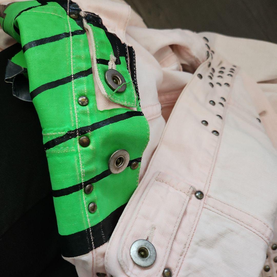 希少　ノゾミイシグロ　ポップアート　スタッズ付き　Gジャン　ジャケット　Sサイズ