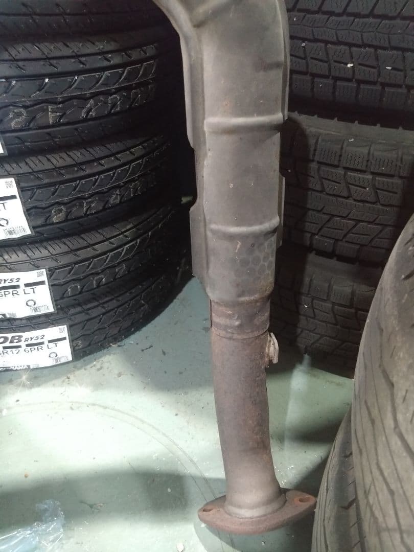 マークX120 純正加工中間マフラー