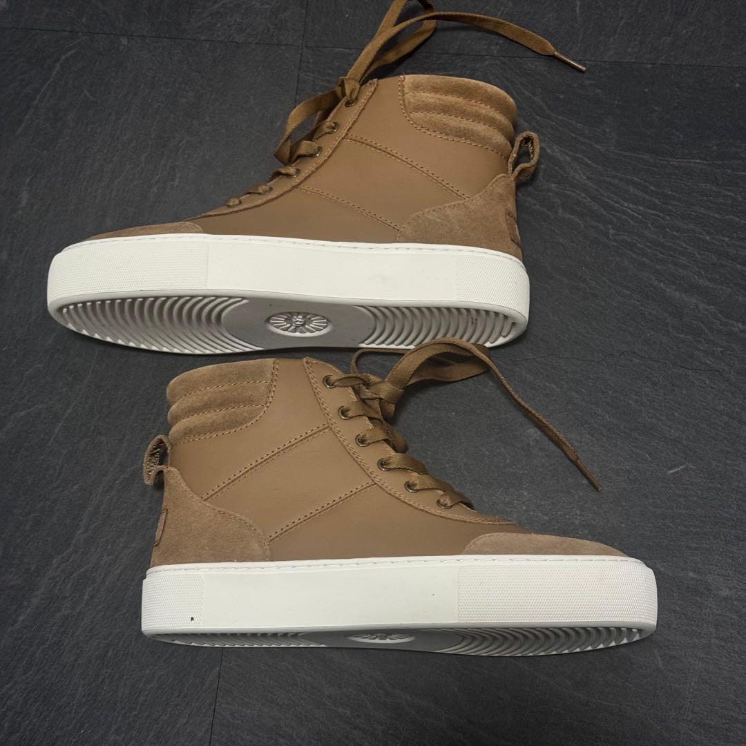 短時間着用 UGG ハイカット スニーカー ブーツ キャメル 23cm