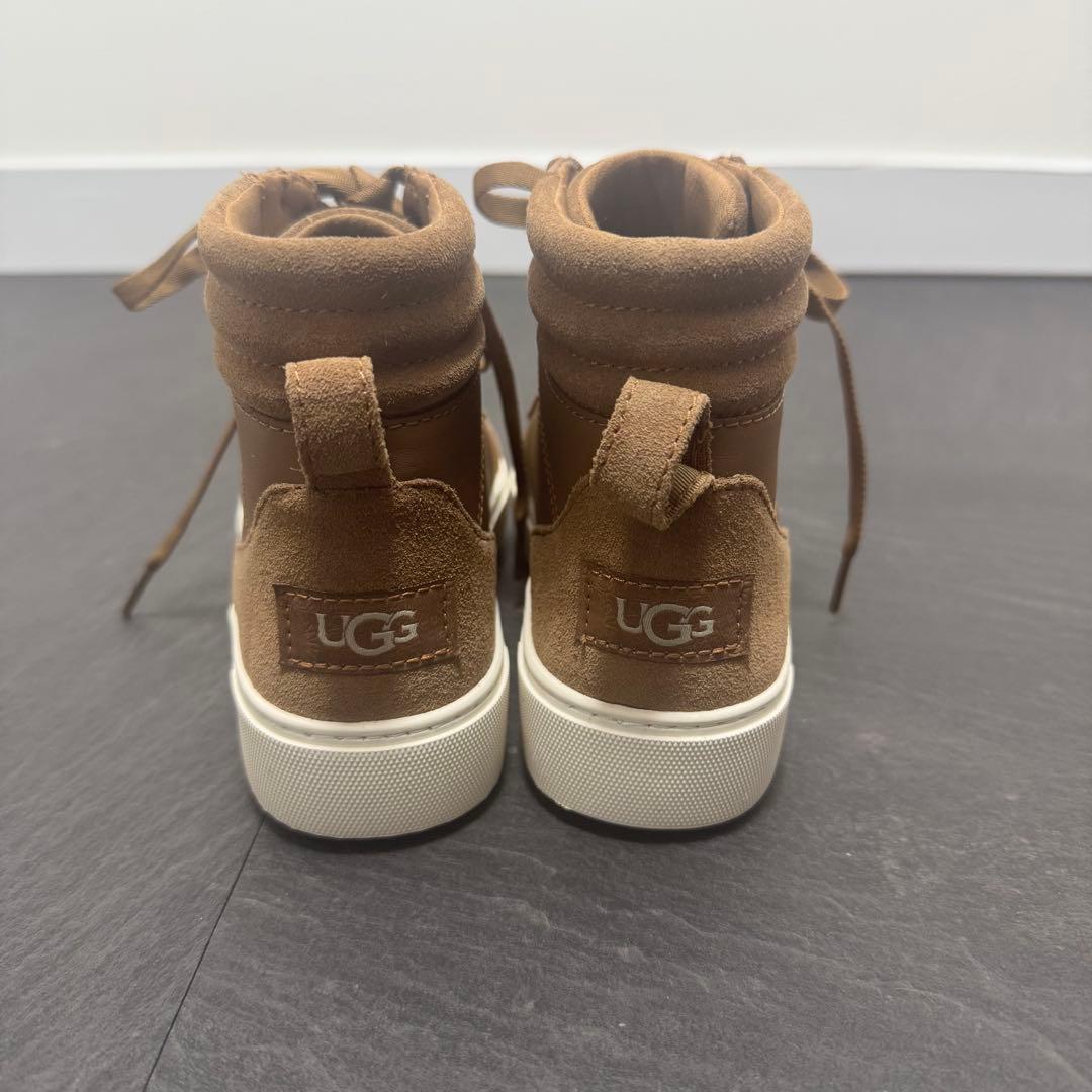 短時間着用 UGG ハイカット スニーカー ブーツ キャメル 23cm