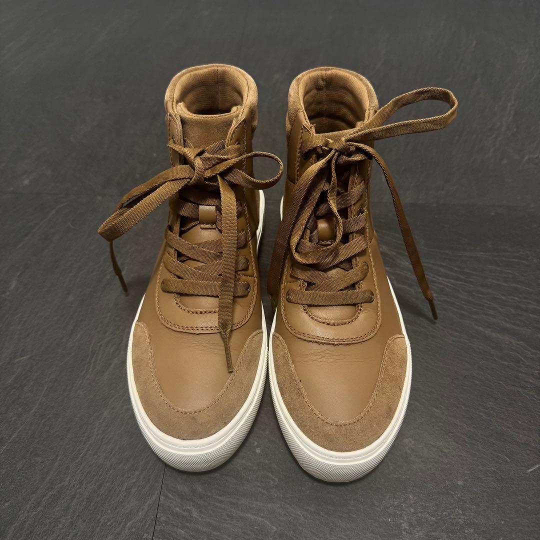 短時間着用 UGG ハイカット スニーカー ブーツ キャメル 23cm