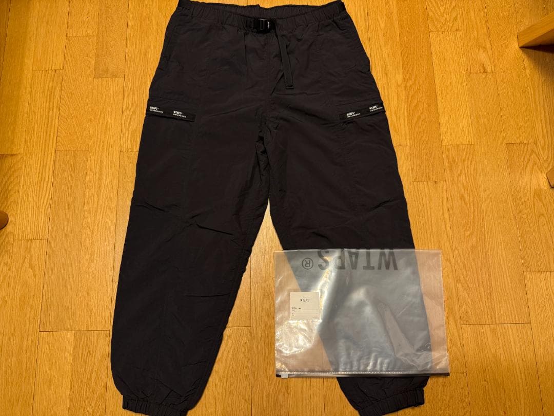 パンツ WTAPS TRACKS TROUSERS NYLON TUSSAH BLACK