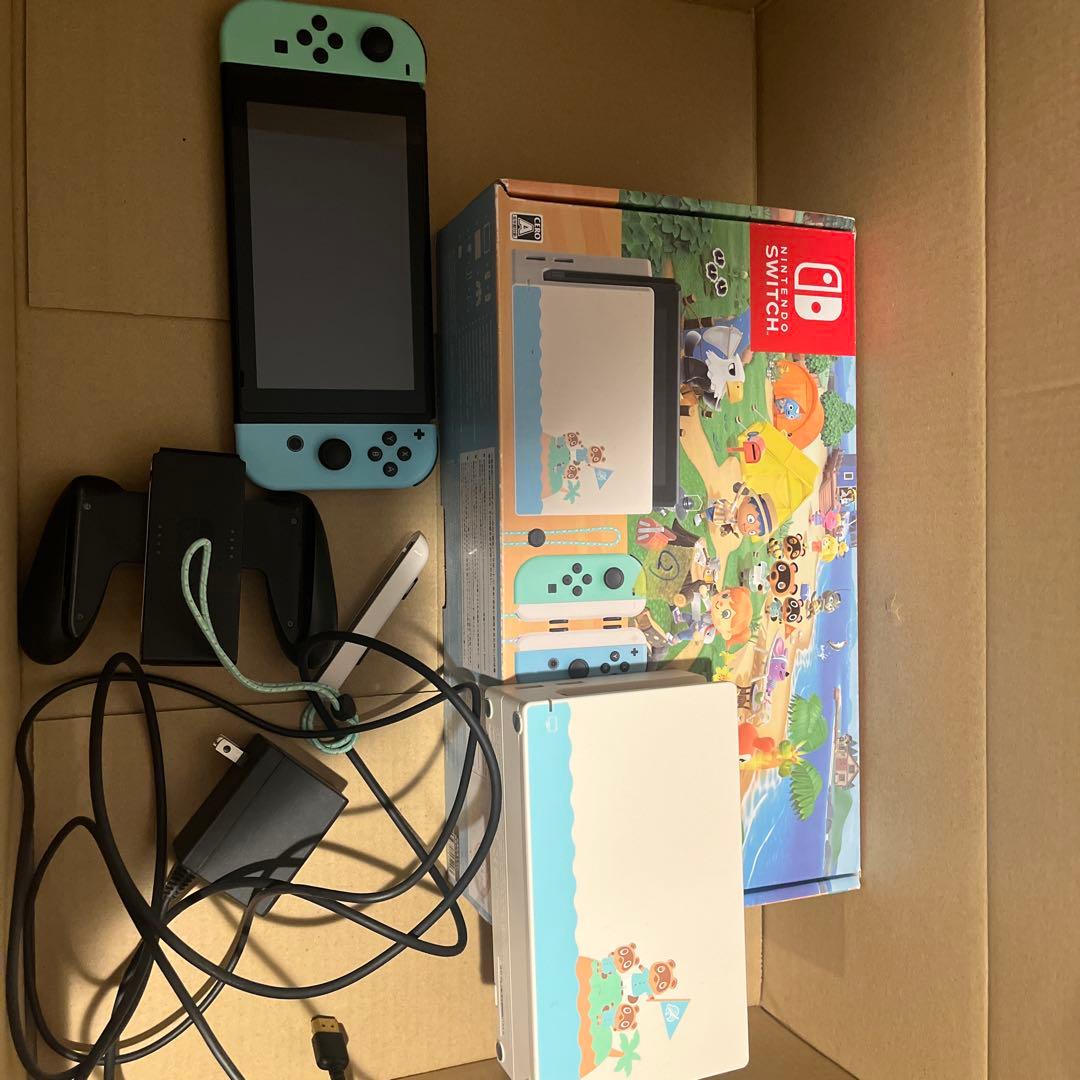 Switch 本体　あつ森　美品　初期化済み