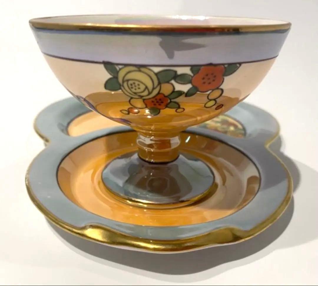 オールドノリタケ アールデコ アイスクリームセット