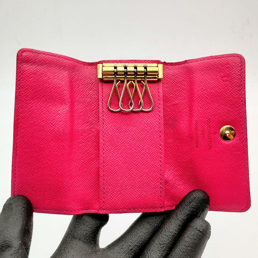 ルイヴィトン　キーケース　ミュルティクレ4 マルチカラー　ノワール