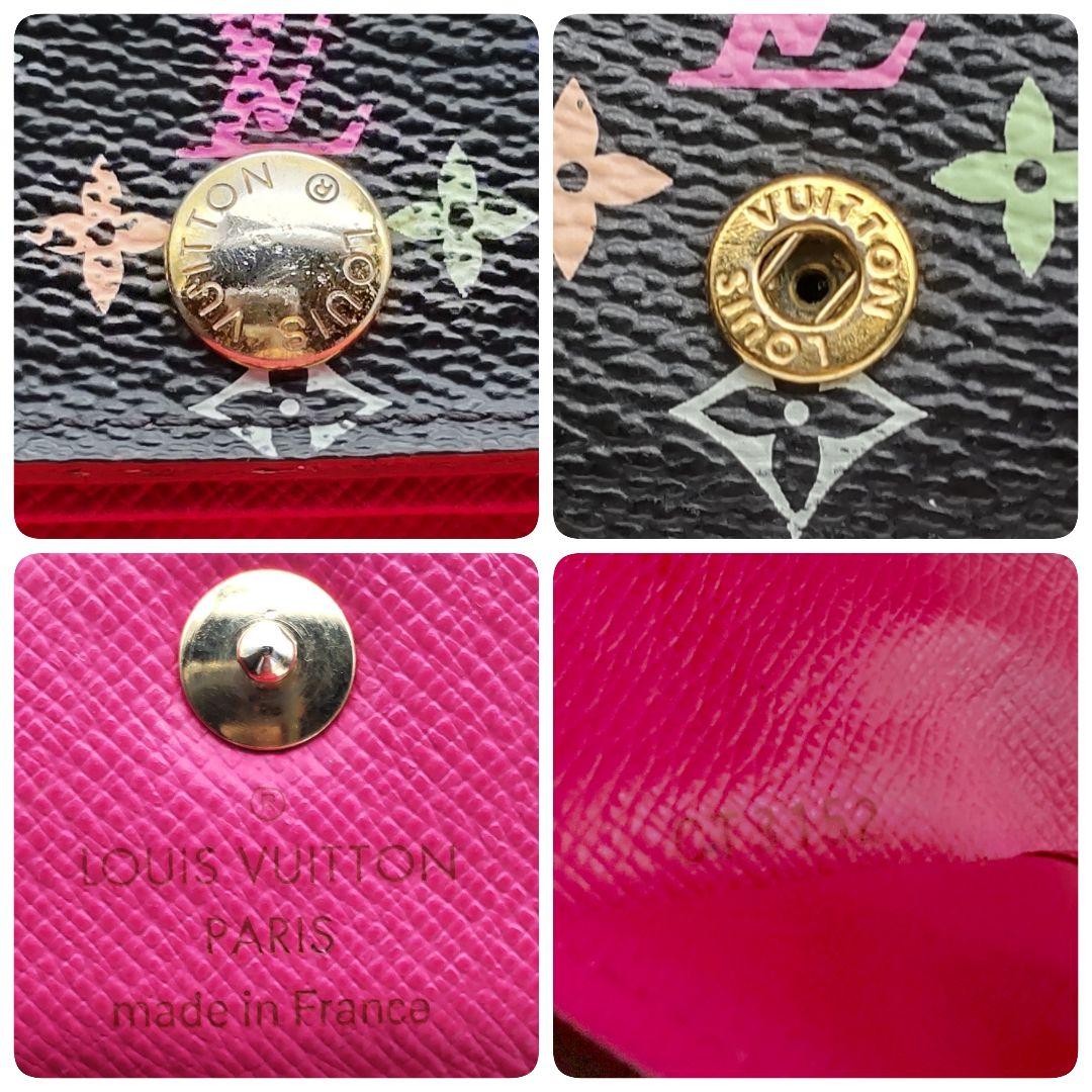 ルイヴィトン　キーケース　ミュルティクレ4 マルチカラー　ノワール