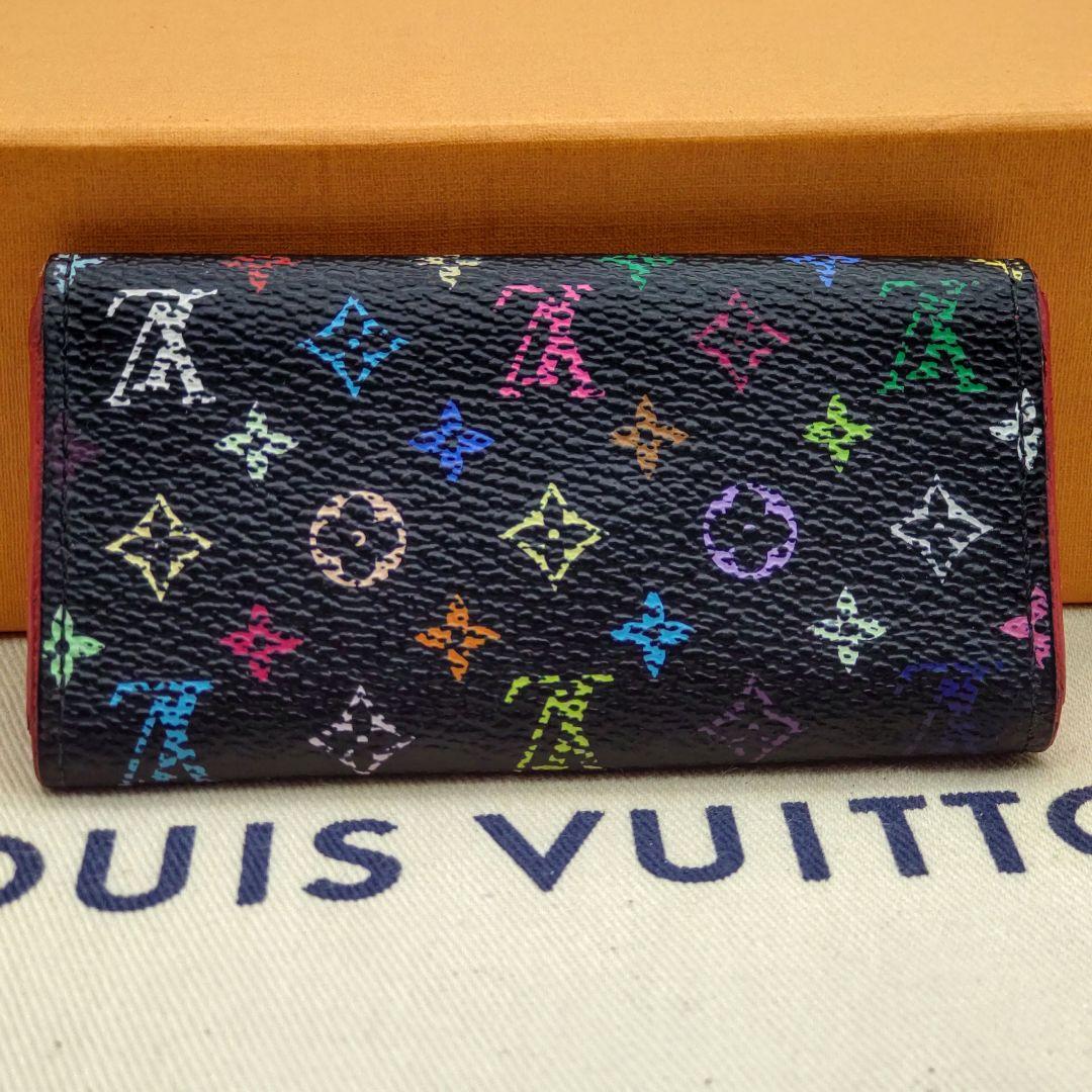 ルイヴィトン　キーケース　ミュルティクレ4 マルチカラー　ノワール