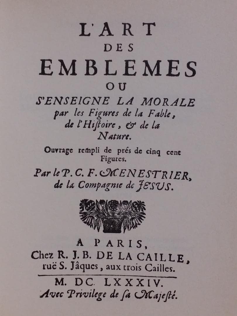 ドイツ/古本 L'ART DES EMBLEMES