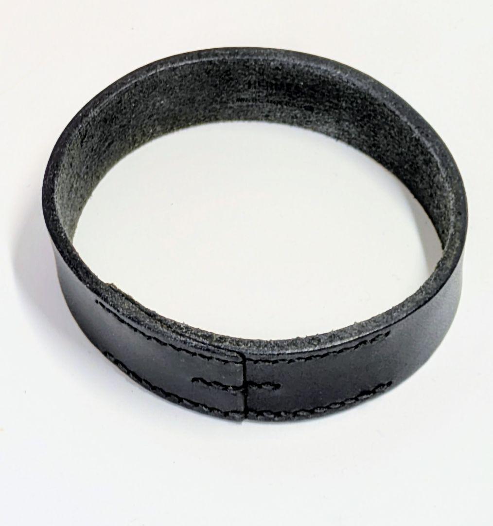 HERMES　エルメス　プールトゥール レザー バングル　ブレスレット M刻印