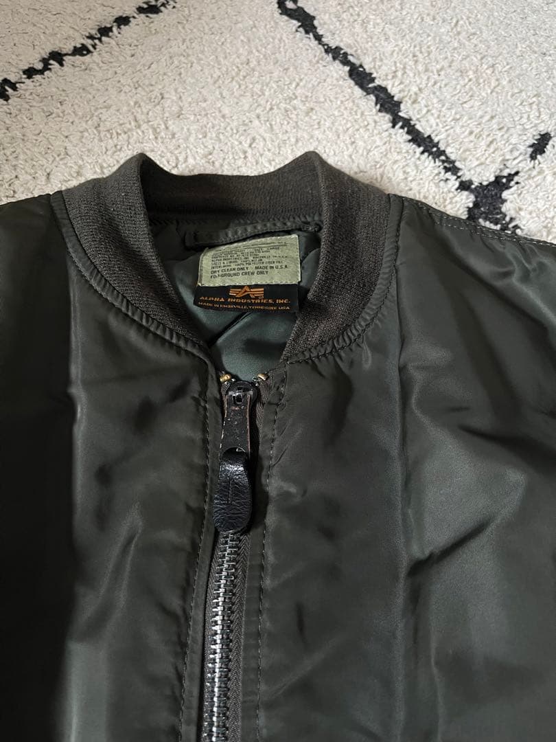 90s グランドクルー　フライトジャケット　ma-1 アルファインダストリーズ