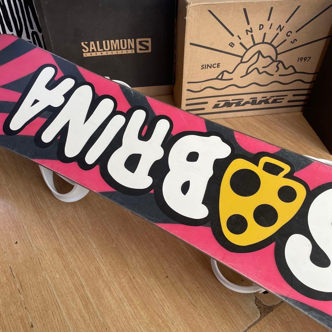 SABRINA×IGNIO　サブリナ　バイン付スノーボードセット　キッズお勧め◎