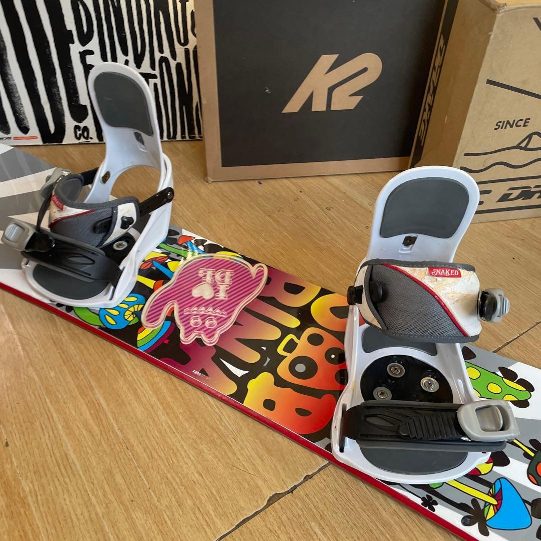SABRINA×IGNIO　サブリナ　バイン付スノーボードセット　キッズお勧め◎