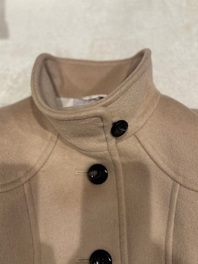 ブルーレーベル ウールコート ベージュ