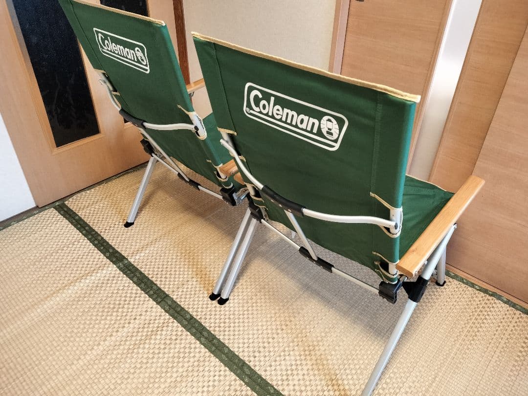 レイチェア Coleman アウトドアチェア 2脚セット グリーン　コールマン
