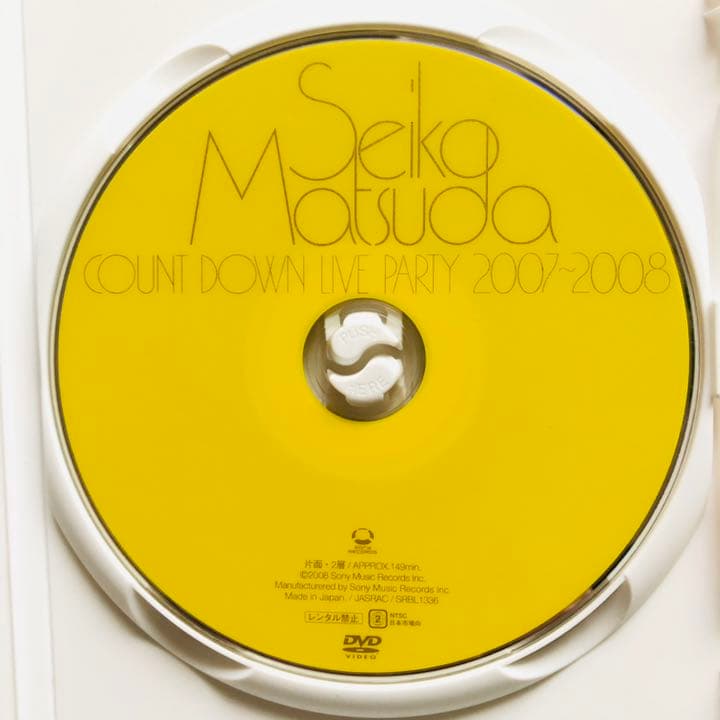松田聖子dvd、COUNT DOWN LIVE PART…