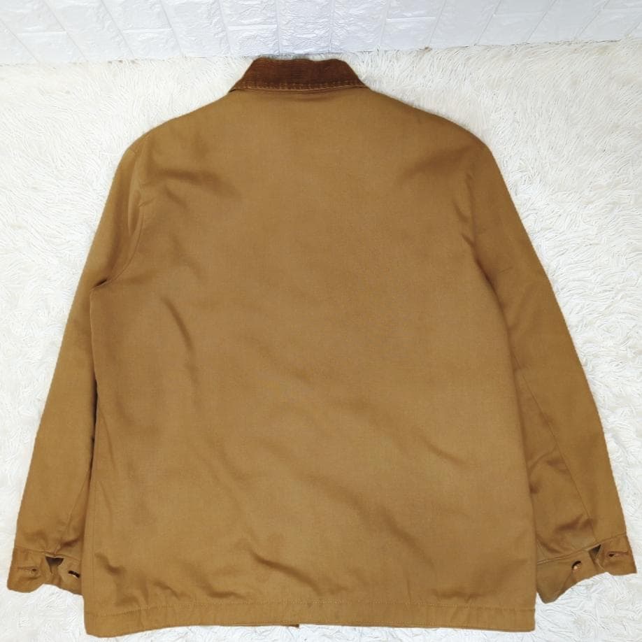 【70s USA製】Wrangler コーデュロイ襟 カバーオール ブラウン