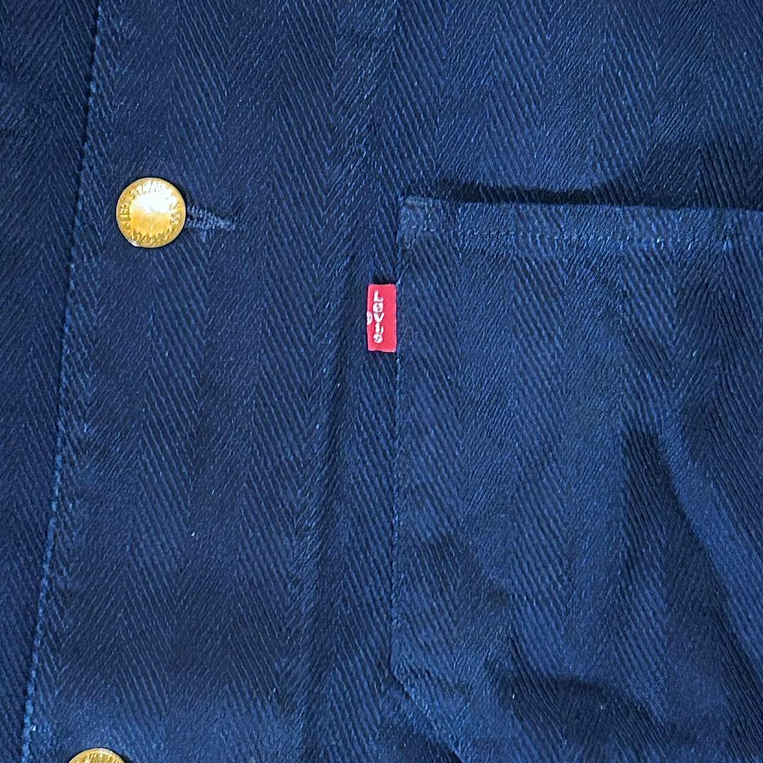 Levi’s ヘリンボーンヘビーツイル インディゴカバーオール