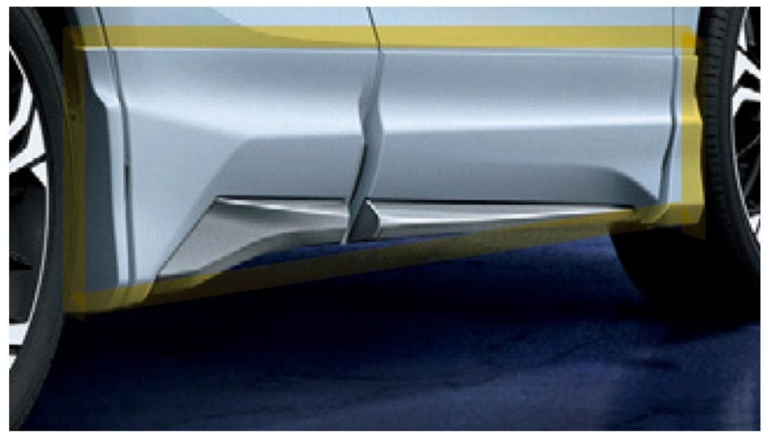 【新品・未使用】MODELLISTA ハリアー80系 右側サイドスカート（白）