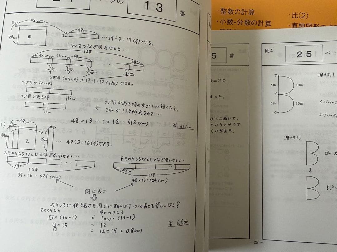 浜学園　小5算数　最高レベル特訓　全24冊