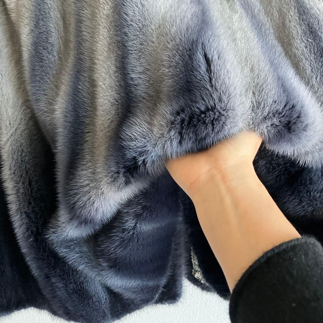 ミンク　ケープ　グラデーション　ふわふわ　専用倉庫預け品