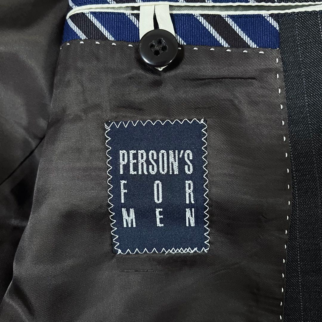 美品 パーソンズ 3ピース スーツ セットアップ AB6 L ストライプ