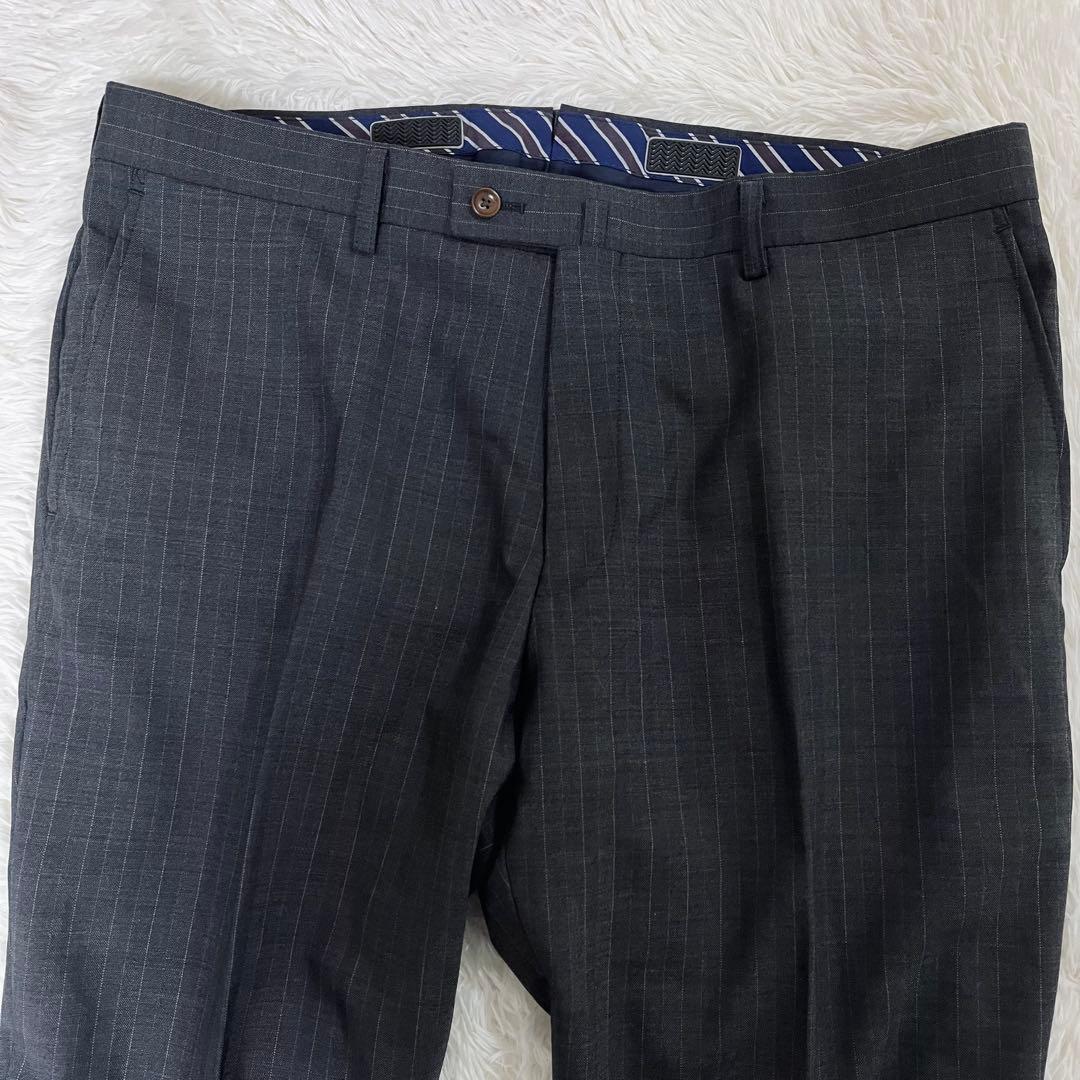 美品 パーソンズ 3ピース スーツ セットアップ AB6 L ストライプ