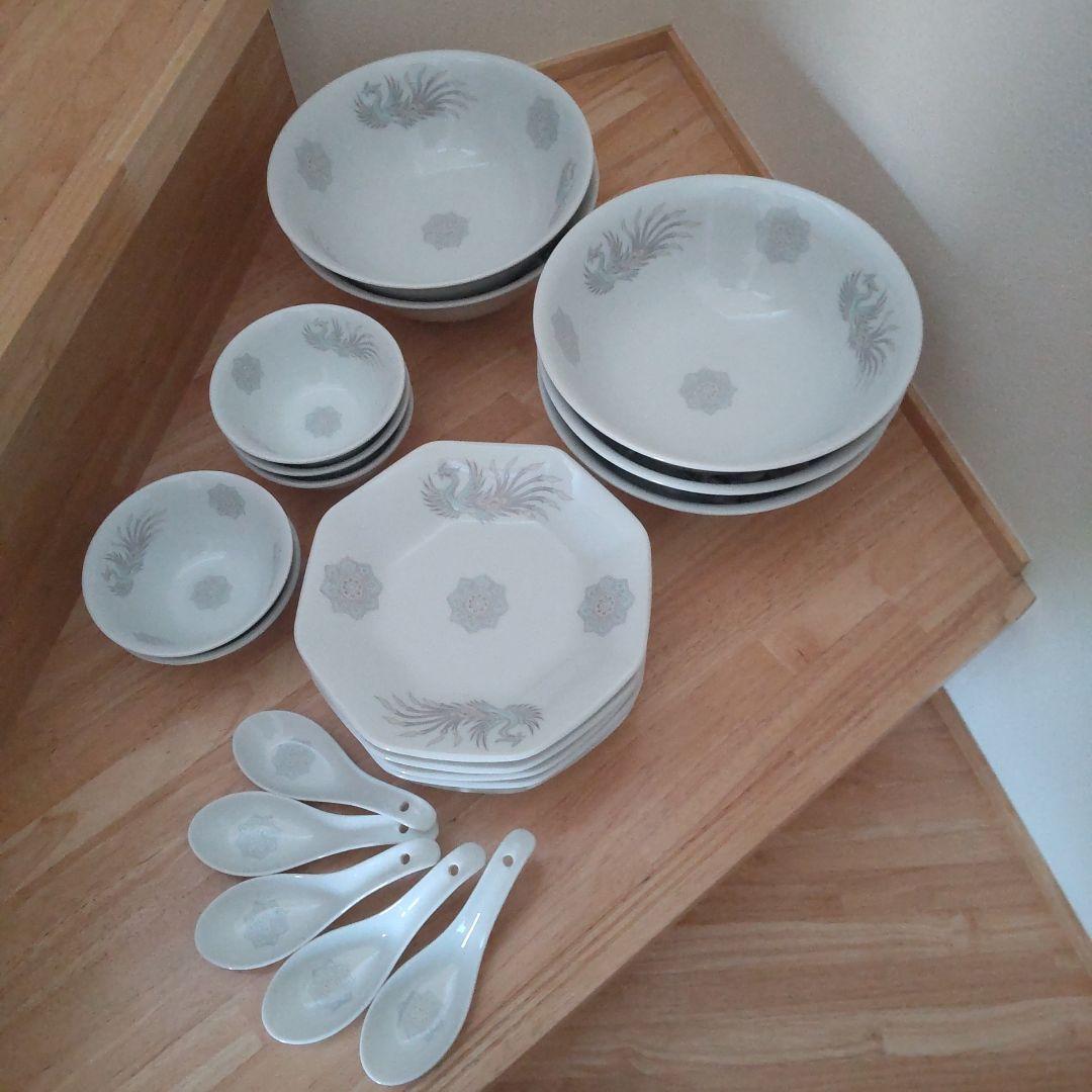 中華食器セット ラーメン鉢など 長峰陶苑