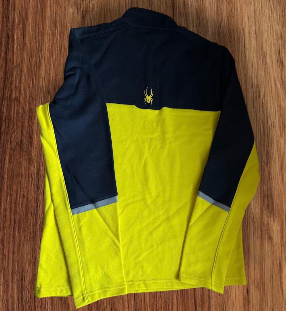 新品 SPYDER SPEED FLEECE 1/2 ZIP イエロー M