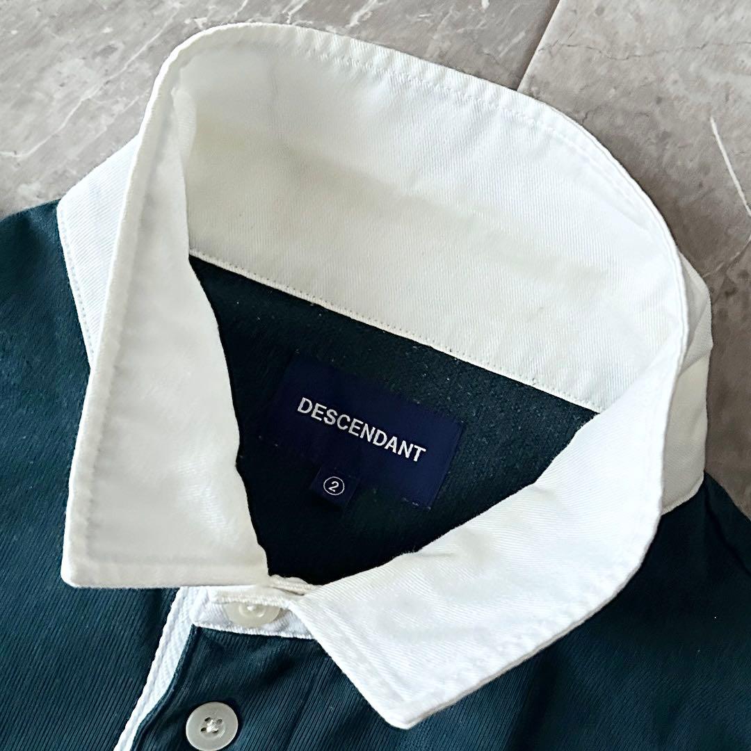 DESCENDANT PUBA POLO LS ラガーシャツ サイズM オレンジ