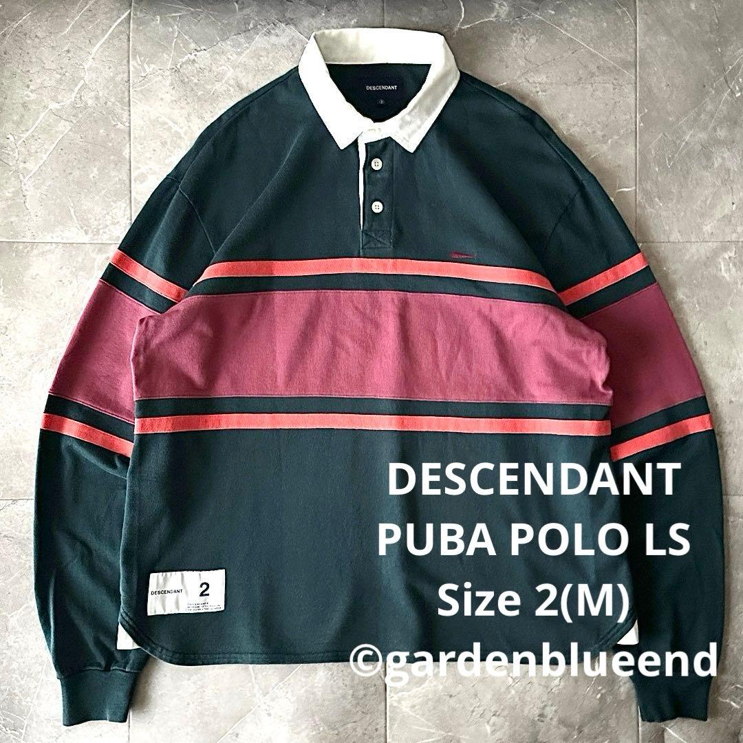 DESCENDANT PUBA POLO LS ラガーシャツ サイズM オレンジ